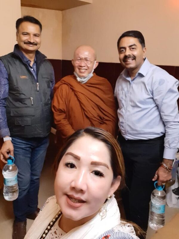 Patient with Buddha's in Gaya Bihar